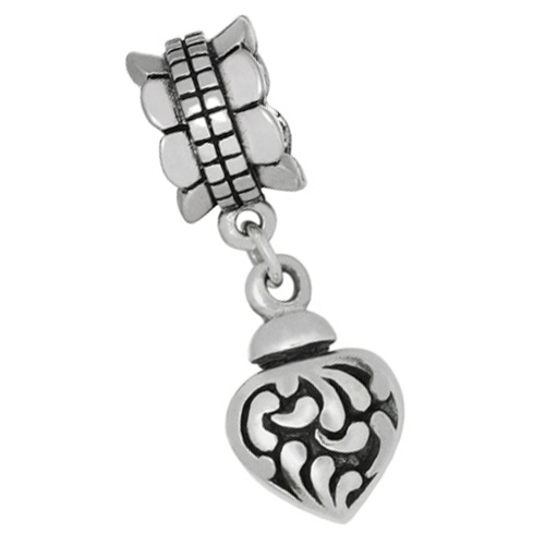 Silver ash charms/beads
