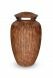 Aluminium cremation ashes urn 'Elegance' wood look