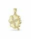 Pendant for ashes 'Four-leaf clover' made of gold