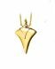 Ashes Pendant gold with jade