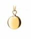 14k yellow gold ash pendant 'Round / Ball'
