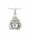 Ash pendant 925 silver 'Buddha'