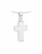 Ash pendant 925 silver 'Cross'