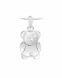 Ash pendant 925 silver 'Teddy bear'
