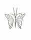 Ash jewel Silver 'Butterfly'
