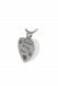 Stainless steel ash pendant 'Forever in my Heart'