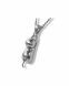 Pet cremation ashes pendant Silver (925) 'Purring cat'