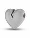 Ash pendant 925 silver 'Broken heart'