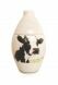 Hand painted keepsake urn 'Cow-farm life'