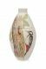 Hand painted keepsake funeral urn 'Woodpecker'