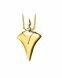 Cremation ashes pendant gold