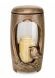 Grave lantern with bird bronze in several colours