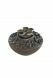 Keepsake urn bronze 'Flowers' with candle holder