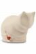 Handmade White Ceramic Cat Urn with Heart