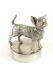 Pewter Chihuahua cremation ashes urn