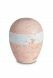 Keepsake urn of porcelain 'Planet' - Pink marble motif