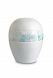 Keepsake urn of porcelain 'Planet' - Band with floral details