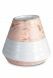 Porcelain urn for ashes 'Maya' | Pink marble motif
