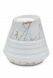Porcelain urn for ashes 'Maya' | Carrara marble with gold-colored veins motif