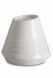 Porcelain urn for ashes 'Maya' matte white