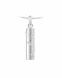 Ash pendant 925 silver tube 'Pawprints'