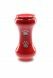 Pet urn with paw prints red