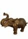 Elephant funeral urn bronze