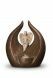 Hand-sculpted keepsake urn 'Guardian Angel'