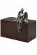 Angel funeral urn 'Meditation' steel