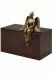 Angel funeral urn 'Meditation' bronze