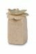 Ceramic keepsake urn for ashes 'Flower vase' beige