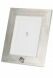 Photo frame urn with small rose for cremation ashes