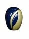 Fiberglass urn 'Rhea' blue