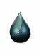 Fiberglass urn 'Teardrop'