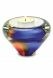 Crystal glass candle holder keepsake urn