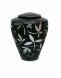 Glass funeral urn 'Silver'