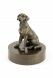 Labrador funeral urn bronzed