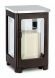 Grave lantern bronze with stainless steel lid in several colours