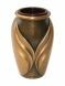 Grave vase bronze (wall model)