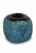 Handmade keepsake urn 'Zaria' Electric Blue