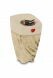 Handmade keepsake urn 'Gonia' white