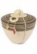 Handmade keepsake urn 'Tolos Rigatte'