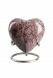 Heart shaped mini urn 'Elegance' granite look (stand included)