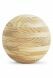Oiled pine wood cremation urn for ashes 'Sphera'