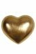 Wooden Urn for Ashes 'Heart of Gold'