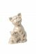 Cat urn soft pink