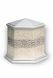 Six-angle keepsake urn porcelain with strap