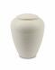 Ceramic Urn for Ashes 'Art for Eternity' White