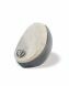 Ceramic keepsake ashes urn with silver heart