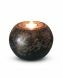 Handmade keepsake urn with candle holder | gold and copper colours